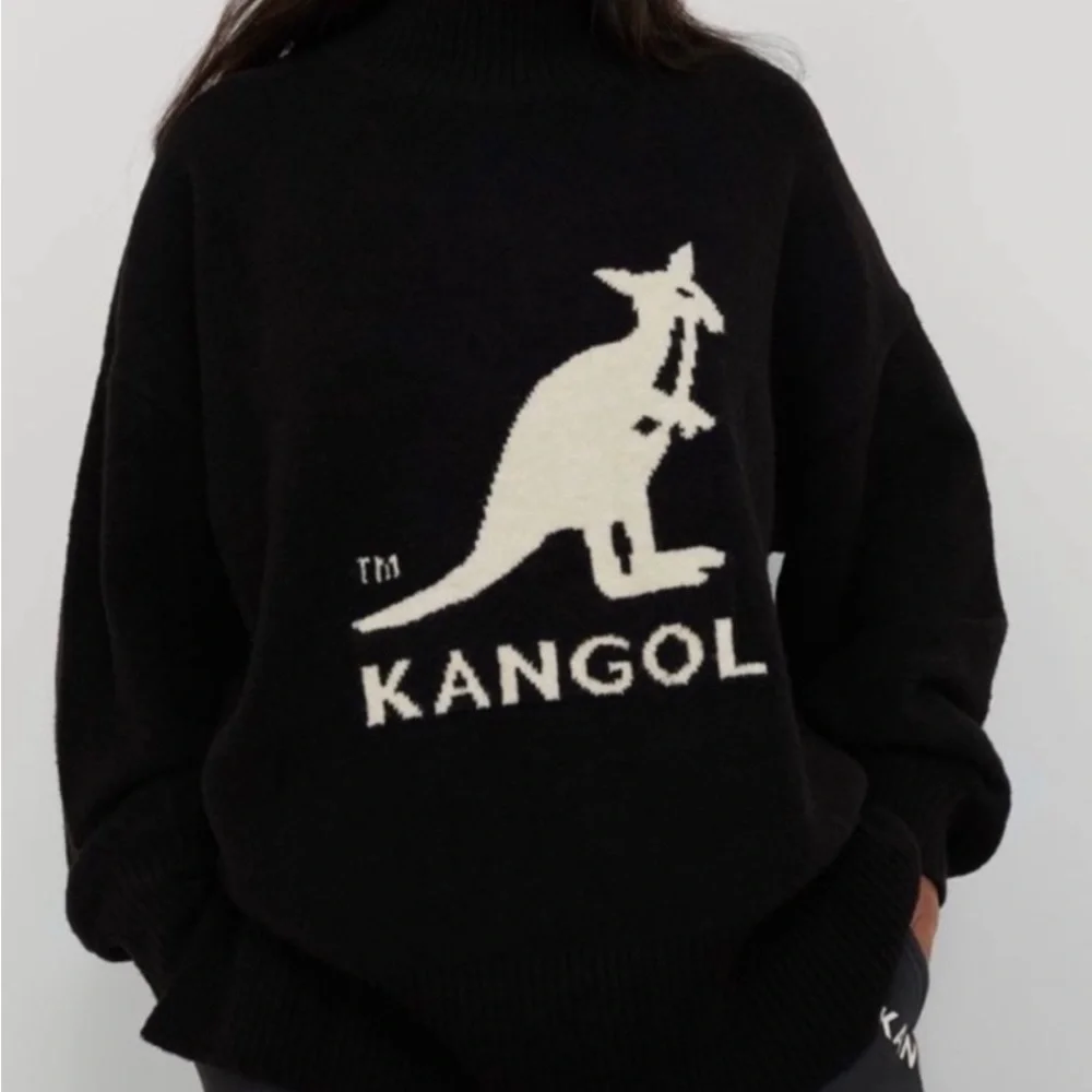 Kangol Black Wool Oversized Sweater - Picture 4 of 4